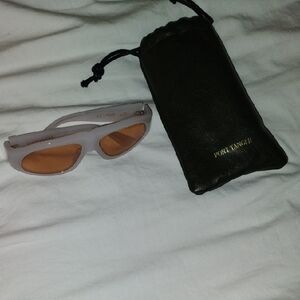 Sleek Orange and Black Glasses for Modern Style